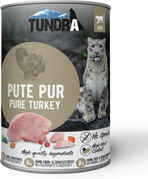 Produktbild von Tundra Katzenfutter Pute pur Monoprotein mit hohem Fleischanteil für adulte Katzen 6x400g - 6 x 400 g
