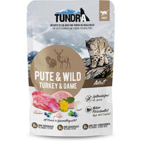 Produktbild von Tundra Katzenfutter Pute und Wild Adult Pouch mit hohem Fleischanteil 16x85g - 16 x 85 g