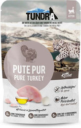 Produktbild von Tundra Kitten Nassfutter Pute pur Monoprotein 16x85g - 16 x 85 g