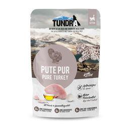 Produktbild von Tundra Kitten Pouch Pute pur Monoprotein mit hohem Fleischanteil 16x85g