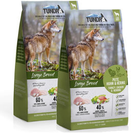 Produktbild von Tundra Large Breed Getreidefreies Hundefutter Sensitive 2 x 11,34 kg