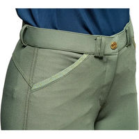 Produktbild von Tupila Reithose Mid Grip für Mädchen Flags&Cup in Grün aus Nylon