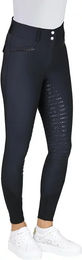 Produktbild von Turnierhose Full Grip Mädchen Horsenjoy Prima Reithose mit Silikon Grip in Schwarz Größe 12 Jahre