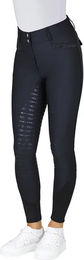 Produktbild von Turnierhose Horsenjoy Prima Damen Reithose mit Full Grip Silikon in Schwarz Größe 38