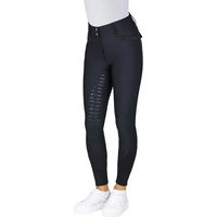 Produktbild von Turnierhose Horsenjoy Prima Damen Reithose mit Full Grip Silikon in Schwarz Größe 38