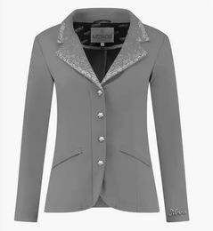 Produktbild von Turnierjacke Damen Mrs. Ros Sparkle in Rosa und Grau Größe L