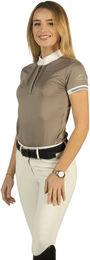 Produktbild von Turnierreithose Damen Flags&Cup Oleron Mid Grip Weiß Größe 42