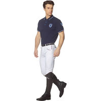 Produktbild von Turnierreithose Flags&Cup für Herren aus Baumwolle Weiß Größe 44