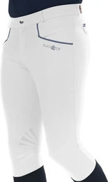 Produktbild von Turnierreithose Flags&Cup Vadso für Damen aus Baumwolle Weiß Größe 42