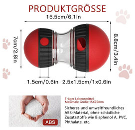 TUWENA Intelligenzspielzeug für Hunde mit Slow Feeder aus Kunststoff in Rot – Bild 1 von 4