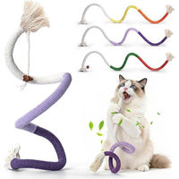 Produktbild von TUWENA Katzen-Intelligenzspielzeug Set aus Baumwolle mit Katzenminze zur Zahnpflege 3-teilig