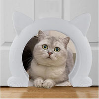 Produktbild von TUWENA Katzenklappe XL Haustiertür aus Kunststoff für Katzen und kleine Hunde für den Innenbereich