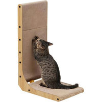 Produktbild von TUWENA L-förmiges Kratzbrett aus Kratzpappe für Katzen 68 cm hoch
