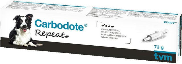 TVM Carbodote Repeat Doppelpack 2 x 60 ml Ergänzungsfuttermittel für Hunde, Katzen und exotische Tiere zur Unterstützung der Magen-Darm-Funktion und Toxinbindung - 60 ml – Bild 1 von 3