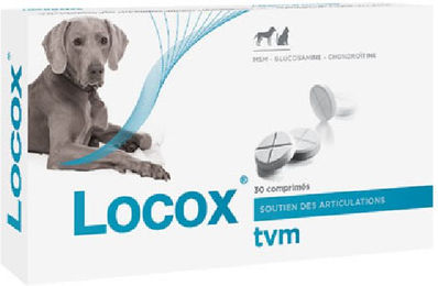 Produktbild von TVM Locox Gelenk Tabletten für Hunde und Katzen zur Unterstützung der Gelenke 30 Stück