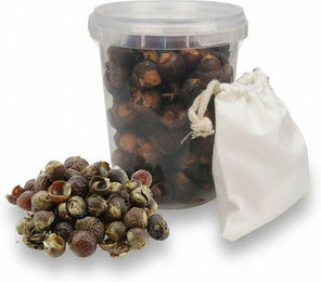 TWaLa Filtersubstrat Indische Waschnüsse mit Baumwollsäckchen 250g im Eimer – Bild 1 von 2