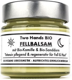 Two Hands BIO FellBalsam mit Bio-Rizinusöl und Bio-Sanddorn vegane Fellpflege für Hund Katze Pferd und Kleintiere 120 ml – Bild 1 von 1