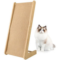 Produktbild von TWSOUL Katzen Kratzbrett aus Sisal L-förmig Beige 70 cm