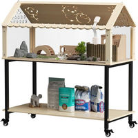 Produktbild von TWSOUL Kleintierkäfig aus Holz mit Acryl-Schaufenster für Hamster und Meerschweinchen 60cm