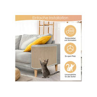 Produktbild von TWSOUL Kratzmatte für Katzen aus natürlichem Bambus 2er-Set 60x40cm - 2 x 60 cm