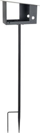 TWSOUL Vogelhaus 3-in-1 Vogelfutterstation aus Metall mit Ständer in Schwarz 150cm – Bild 1 von 4