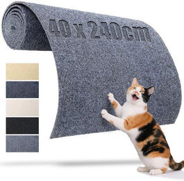 TXXATX Kratzmatte für Katzen selbstklebend aschfarben 240 x 40 cm – Bild 1 von 1