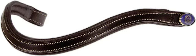 Produktbild von U-förmiges gepolstertes Stirnband für Pferde mit dekorativen Nähten PS of Sweden Nirak