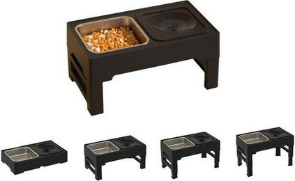 Produktbild von U.Uberlux 2-in-1 höhenverstellbarer Futternapf