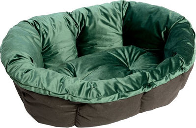 Produktbild von Überzug Samt grün für Ferplast Korb Siesta Deluxe Größe 4