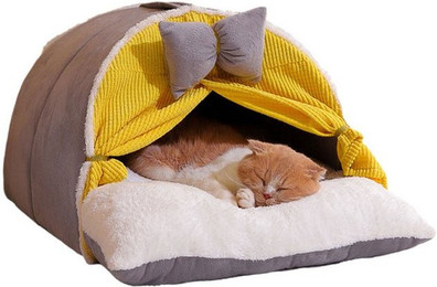 Produktbild von Uisave Katzenbett Katzenhöhle mit Kissen