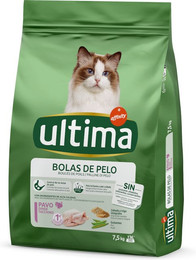 Produktbild von Ultima Cat Hairball Truthahn - 7,5 kg
