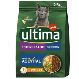 Produktbild von Ultima Cat Sterilized Senior Huhn - 2,5 kg