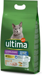 Produktbild von Ultima Cat Sterilized Senior Huhn - 3 kg