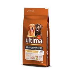 Produktbild von Ultima Hund Golden & Labrador Retriever Huhn - 14 kg