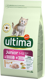 Produktbild von Ultima Katze Junior Huhn - 1,5 kg
