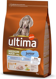 Produktbild von Ultima Medium / Maxi Junior Huhn - 3 kg