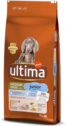 Produktbild von Ultima Medium / Maxi Junior Huhn - 2 x 12 kg