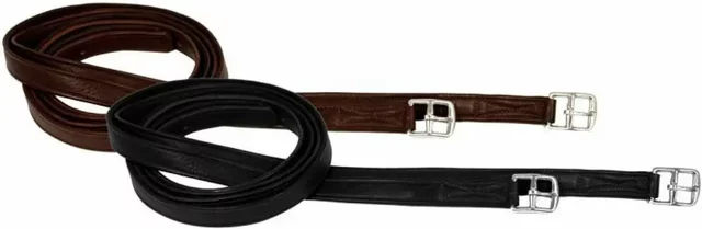 Produktbild von undehnbare Steigbügelriemen für Pferde mit genähter Schnalle Daslö