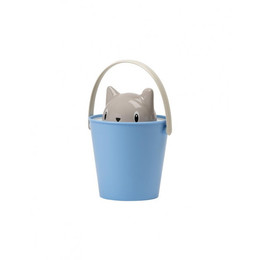 Produktbild von United Pets Milano Trockenfutterbehälter Crick Grau/Hellblau - 2 kg