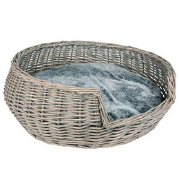 Produktbild von UNUS ANIMALS Hundebett aus Weide mit Kissen Ø65 cm