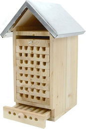 UNUS GARDEN Insektenhotel Wildbienenhaus mit Observer-Schubladen, (1-St) – Bild 1 von 4