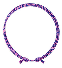 Produktbild von USG Halsring rund und größenverstellbar Marine/Pink