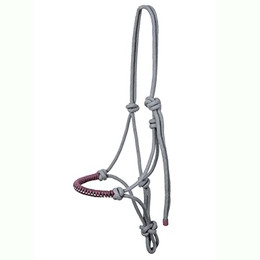 Produktbild von USG Knotenhalfter mit Glitzersteinchen, Grau, Vollblut/Warmblut