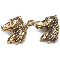 Produktbild von Ubaldo Pin Pferdekopf in Gold Optik aus Metall Unisex