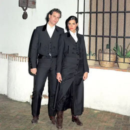 Ubaldo Reitjacke für Herren in Schwarz – Bild 1 von 1