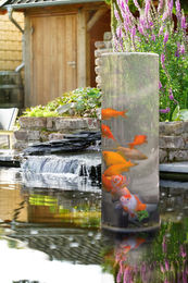 Ubbink Fischsäule 100 mit Fuß H 120 cm x Ø 20 cm - 100 cm – Bild 1 von 3