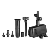Produktbild von Ubbink Xtra 1600 Springbrunnenpumpe für Teich und Garten in Schwarz aus Kunststoff
