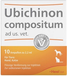 Ubichinon compositus Ampullen zur Seniorenpflege für Hunde und Katzen 2,2 ml – Bild 1 von 1