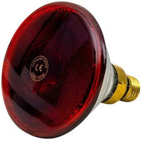 Produktbild von UKAL Infrarotlampe PAR aus Glas in Rot für Geflügel und Schweine