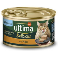 Produktbild von Ultima Delicious Mousse Huhn Sterilisiert Adult Gewichtskontrolle ohne Farb- und Aromastoffe 24 x 85 g